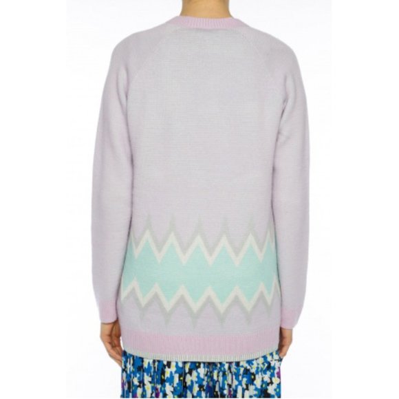 COACH x Keith Haring Limited Edition Purple Wool Cashmere Knit Cardigan Sweater - Picture 2 of 12